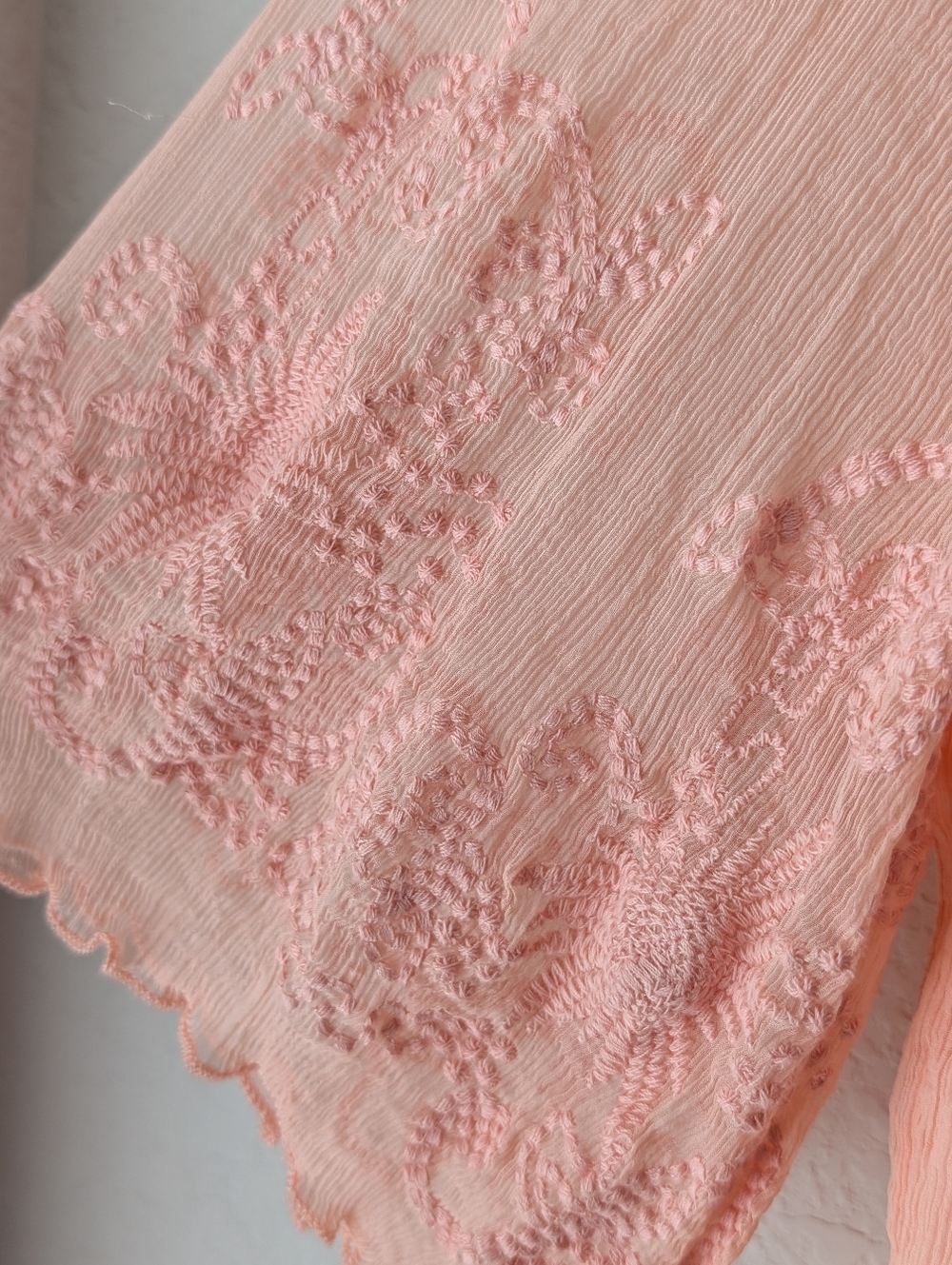 Soft Surroundings Selena Tunic Silk Soft Pink Tunic Size Large - Picture 4 of 7
